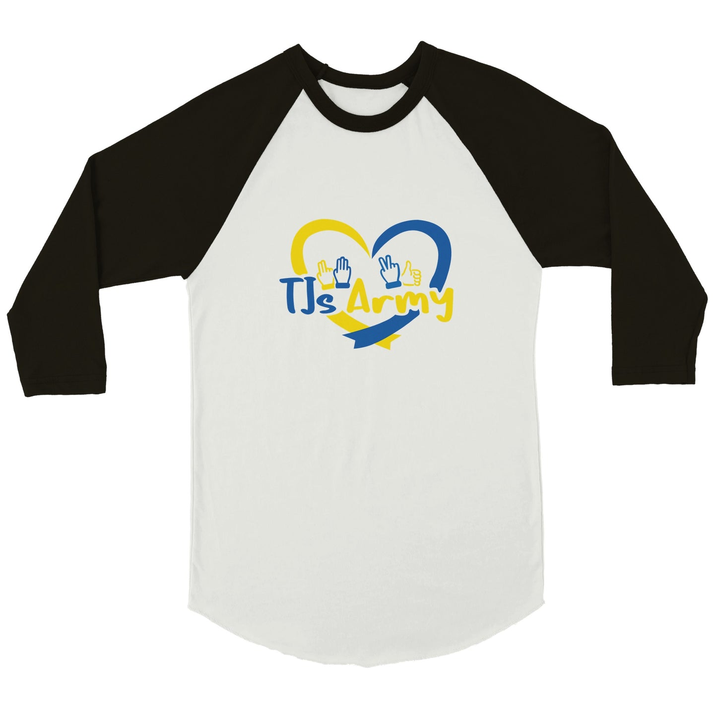 TJs Army Unisex 3/4 sleeve Raglan T-shirt