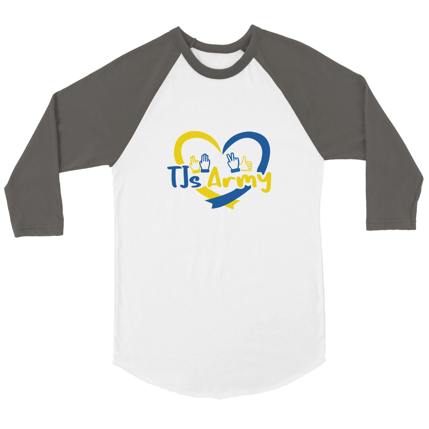 TJs Army Unisex 3/4 sleeve Raglan T-shirt