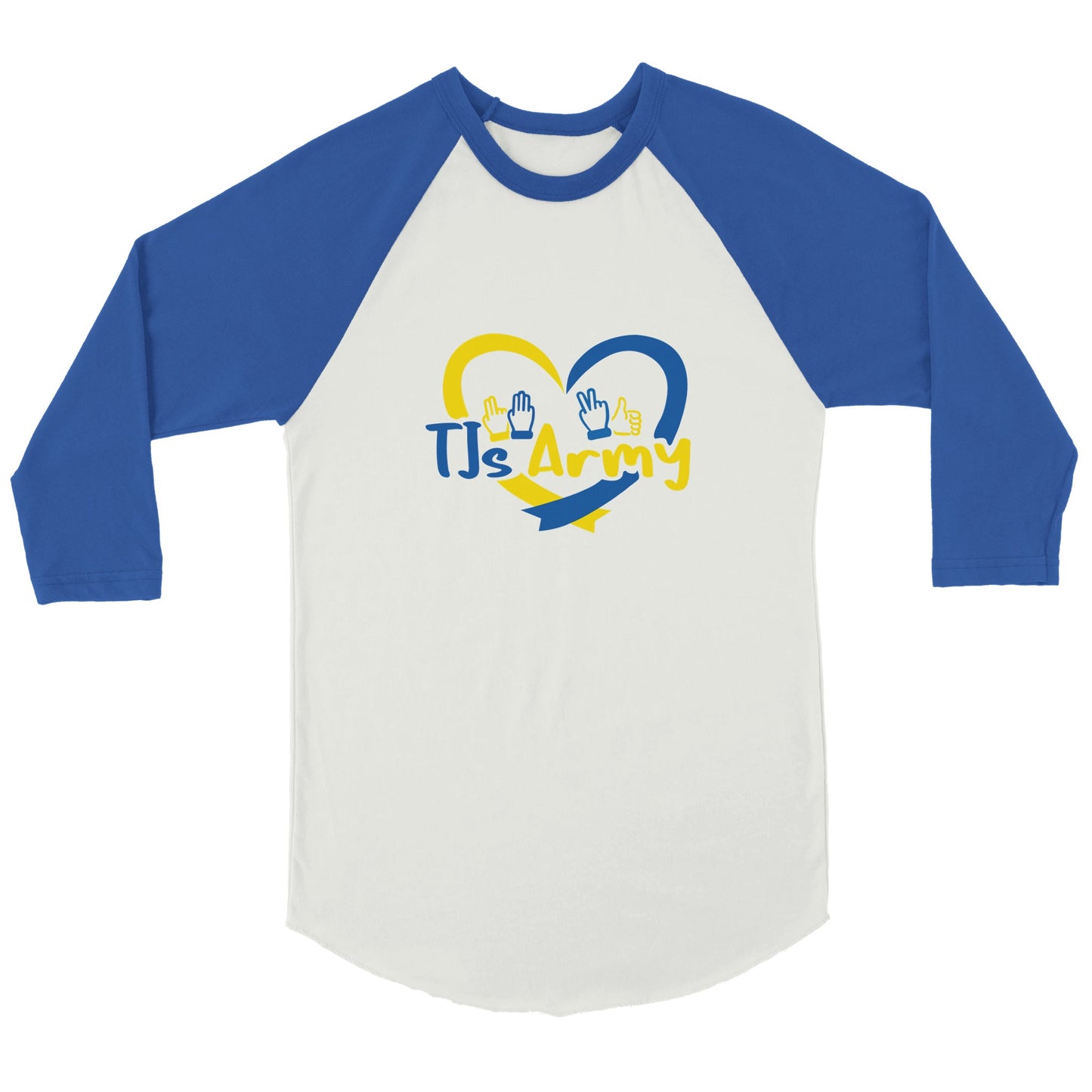 TJs Army Unisex 3/4 sleeve Raglan T-shirt