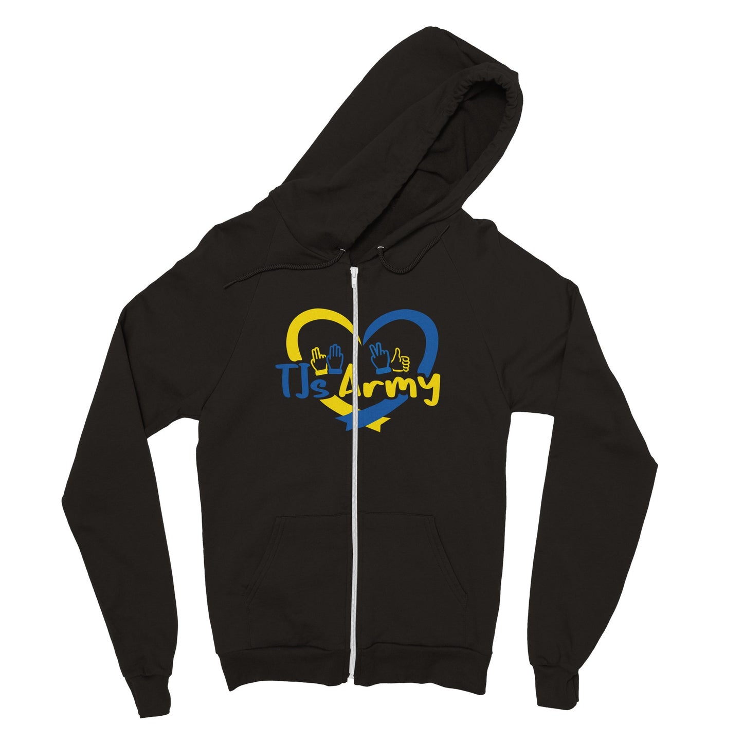 TJs Army Classic Unisex Zip Hoodie